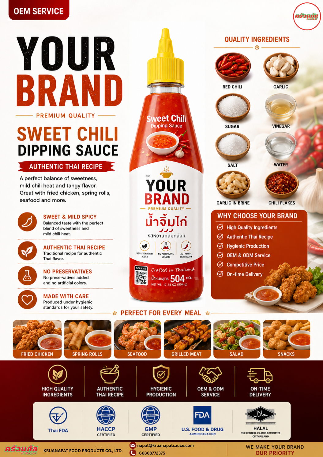Sweet Chili Dipping Sauce Formula